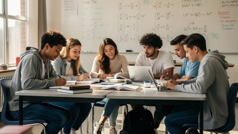 Estudiantes preparándose para la universidad bajo políticas test-optional 2026