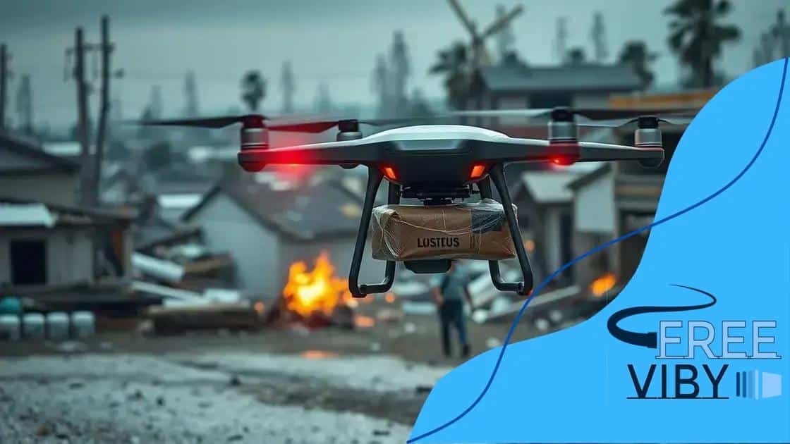 Using drones for logistics and supply delivery