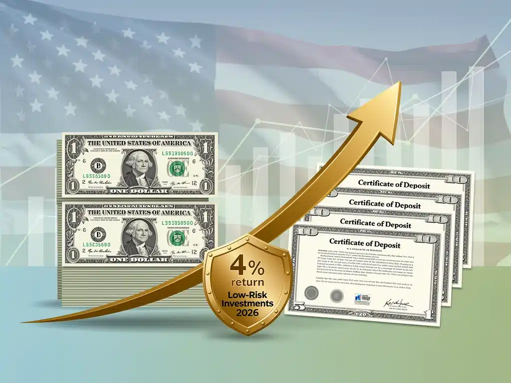 Inversiones Bajo Riesgo 2026: Bonos del Tesoro y CDs con 4% de Rendimiento