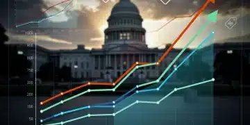 Optimización de Portafolios: Inflación 3.5% en EE. UU. 2026 Gráfico de portafolio de inversiones con indicadores de inflación, mostrando estrategias de crecimiento y protección.
