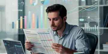 Mujer empresaria analizando documentos de Regulaciones Fiscales de 2026 en EE. UU. para su pequeña empresa.