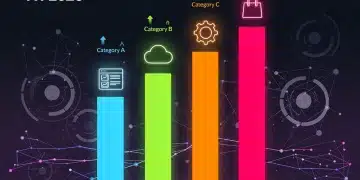 Gráfico de análisis de datos mostrando las 4 categorías de productos con mayor demanda de pruebas gratuitas en el primer semestre de 2026.